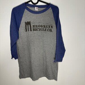 Brooklyn Bicycle Raglan Baseball Shirt
